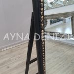 Princess Black Gold Model Siyah Altın Renk Ayaklı Boy Aynası-47