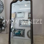Princess Black Gold Model Siyah Altın Renk Ayaklı Boy Aynası-5