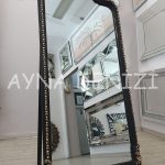 Princess Black Gold Model Siyah Altın Renk Ayaklı Boy Aynası-9