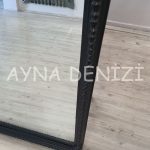 Princess Black Model Siyah Renk Ayaklı Boy Aynası-39