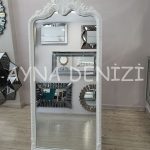 Princess White Model Beyaz Renk Ayaklı Boy Aynası-10