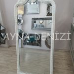 Princess White Model Beyaz Renk Ayaklı Boy Aynası-17