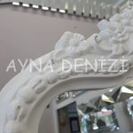 Princess White Model Beyaz Renk Ayaklı Boy Aynası-34