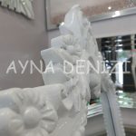 Princess White Model Beyaz Renk Ayaklı Boy Aynası-35