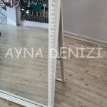 Princess White Model Beyaz Renk Ayaklı Boy Aynası-39