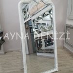 Princess White Model Beyaz Renk Ayaklı Boy Aynası-7