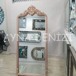 Princess Copper Gold Model Rose Gold Altın Renk Ayaklı Boy Aynası-17