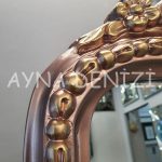 Princess Copper Gold Model Rose Gold Altın Renk Ayaklı Boy Aynası-23
