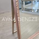 Princess Copper Gold Model Rose Gold Altın Renk Ayaklı Boy Aynası-36