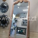 Princess Copper Gold Model Rose Gold Altın Renk Ayaklı Boy Aynası-9