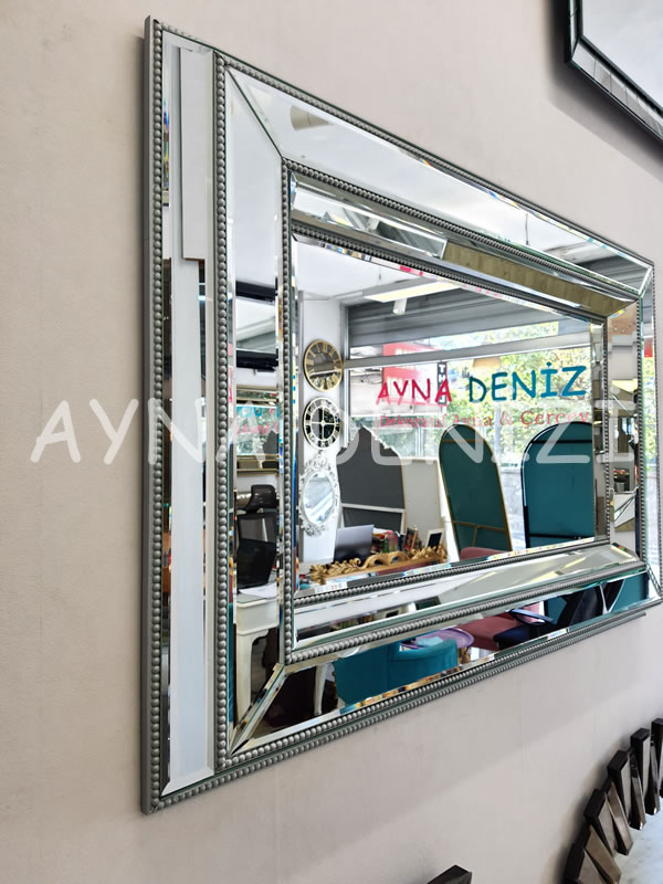 Bead Small Silver Model Modern Ayna | Ayna Denizi