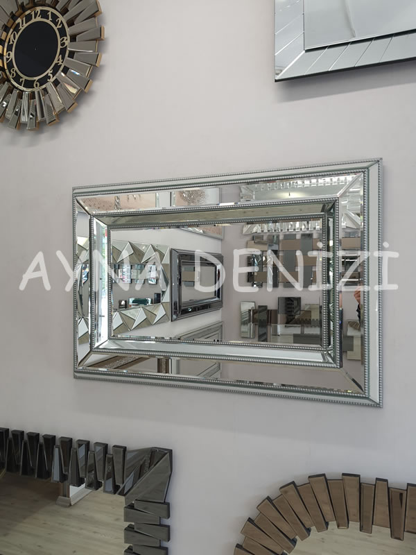 Bead Small Silver Model Modern Ayna | Ayna Denizi