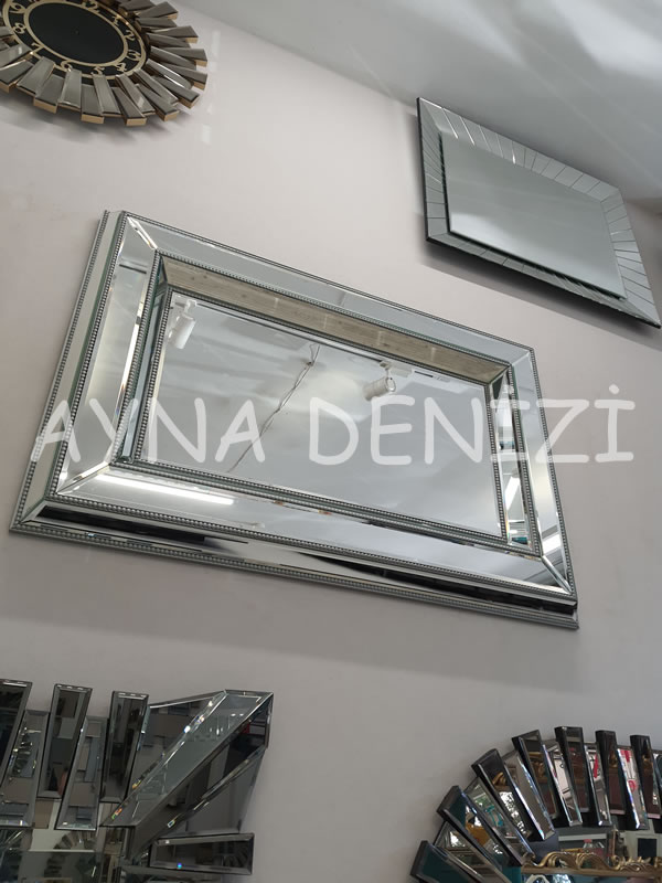 Bead Small Silver Model Modern Ayna | Ayna Denizi
