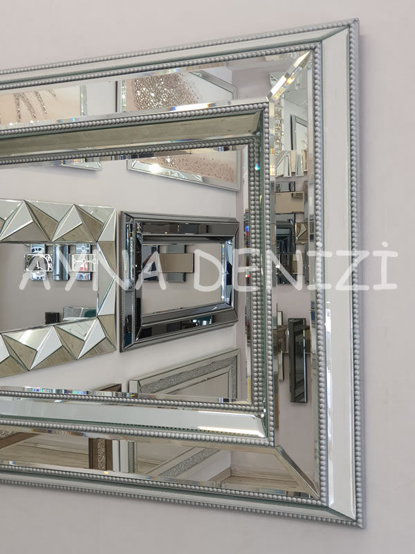 Bead Small Silver Model Modern Ayna | Ayna Denizi