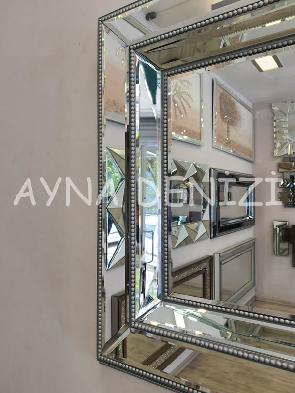 Bead Small Silver Model Modern Ayna | Ayna Denizi