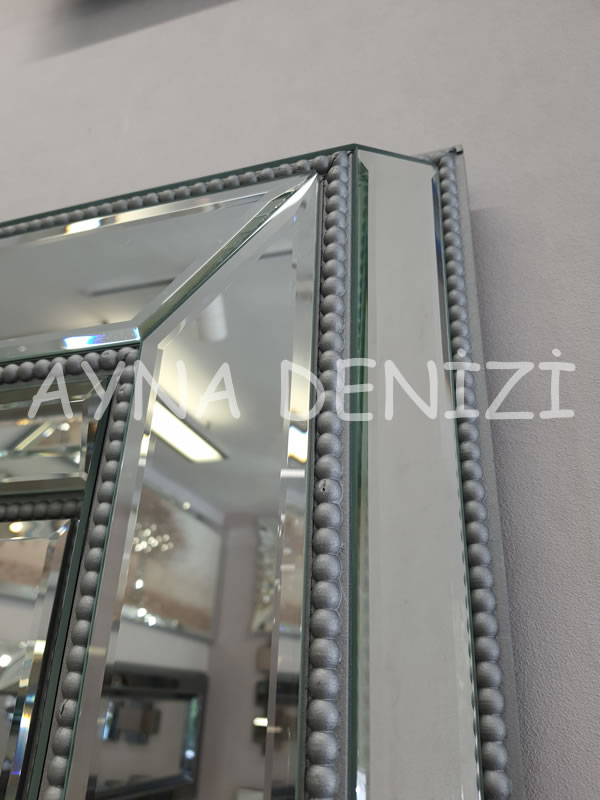 Bead Small Silver Model Modern Ayna | Ayna Denizi