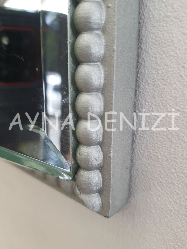 Bead Small Silver Model Modern Ayna | Ayna Denizi