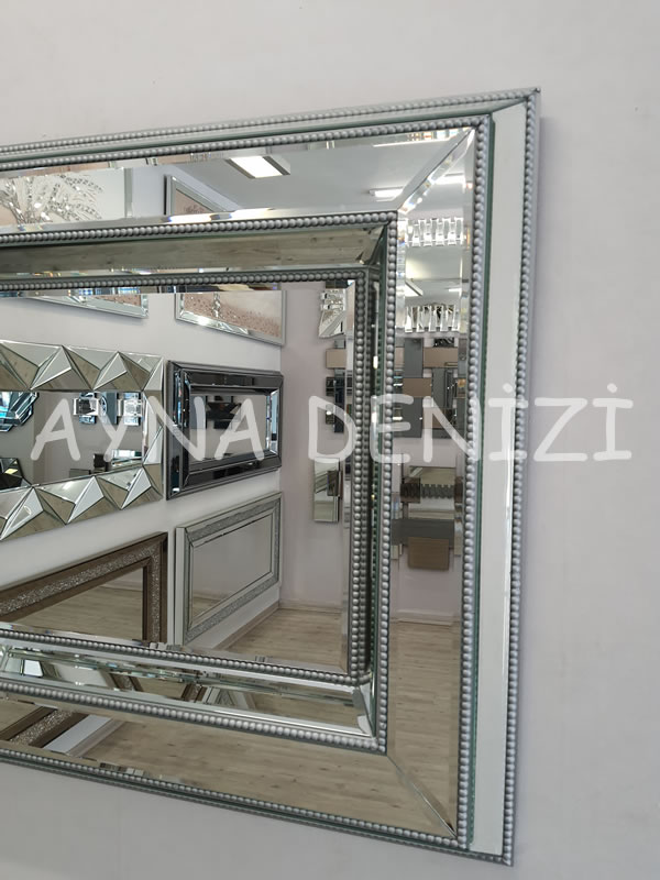 Bead Small Silver Model Modern Ayna | Ayna Denizi