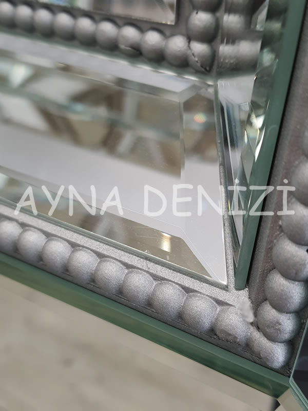 Bead Small Silver Model Modern Ayna | Ayna Denizi