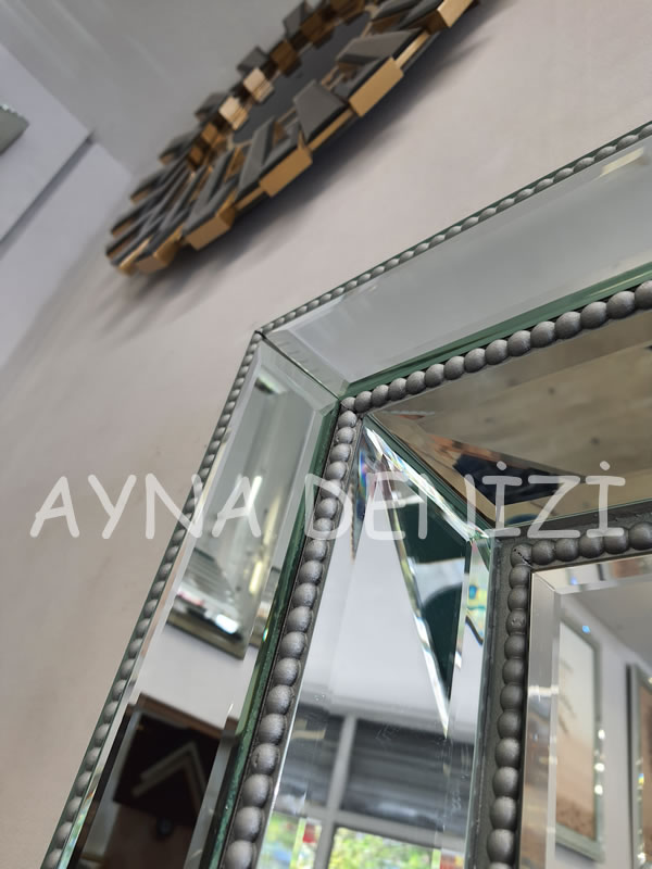 Bead Small Silver Model Modern Ayna | Ayna Denizi