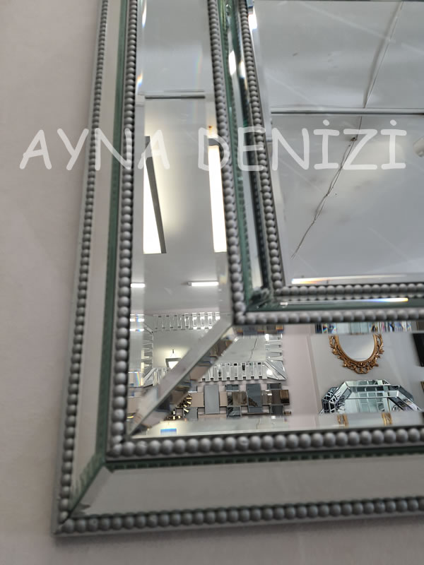 Bead Small Silver Model Modern Ayna | Ayna Denizi