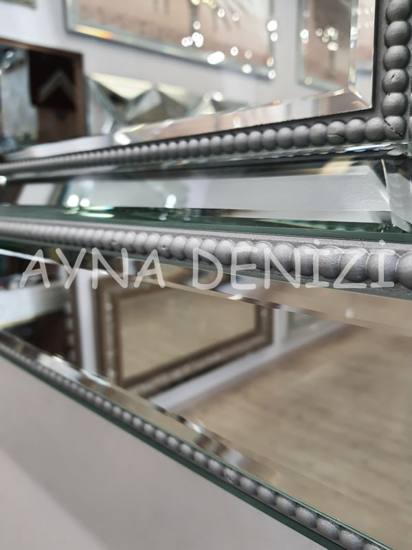 Bead Small Silver Model Modern Ayna | Ayna Denizi