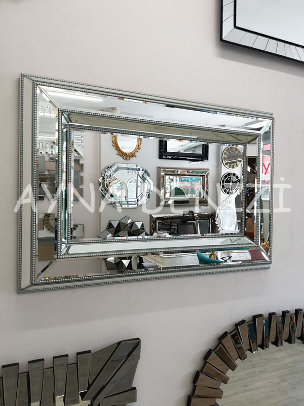 Bead Small Silver Model Modern Ayna | Ayna Denizi