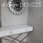 Güneş Twins Argent Black Model Gümüş Siyah Renk Dekoratif Aynalı Duvar Saati-23